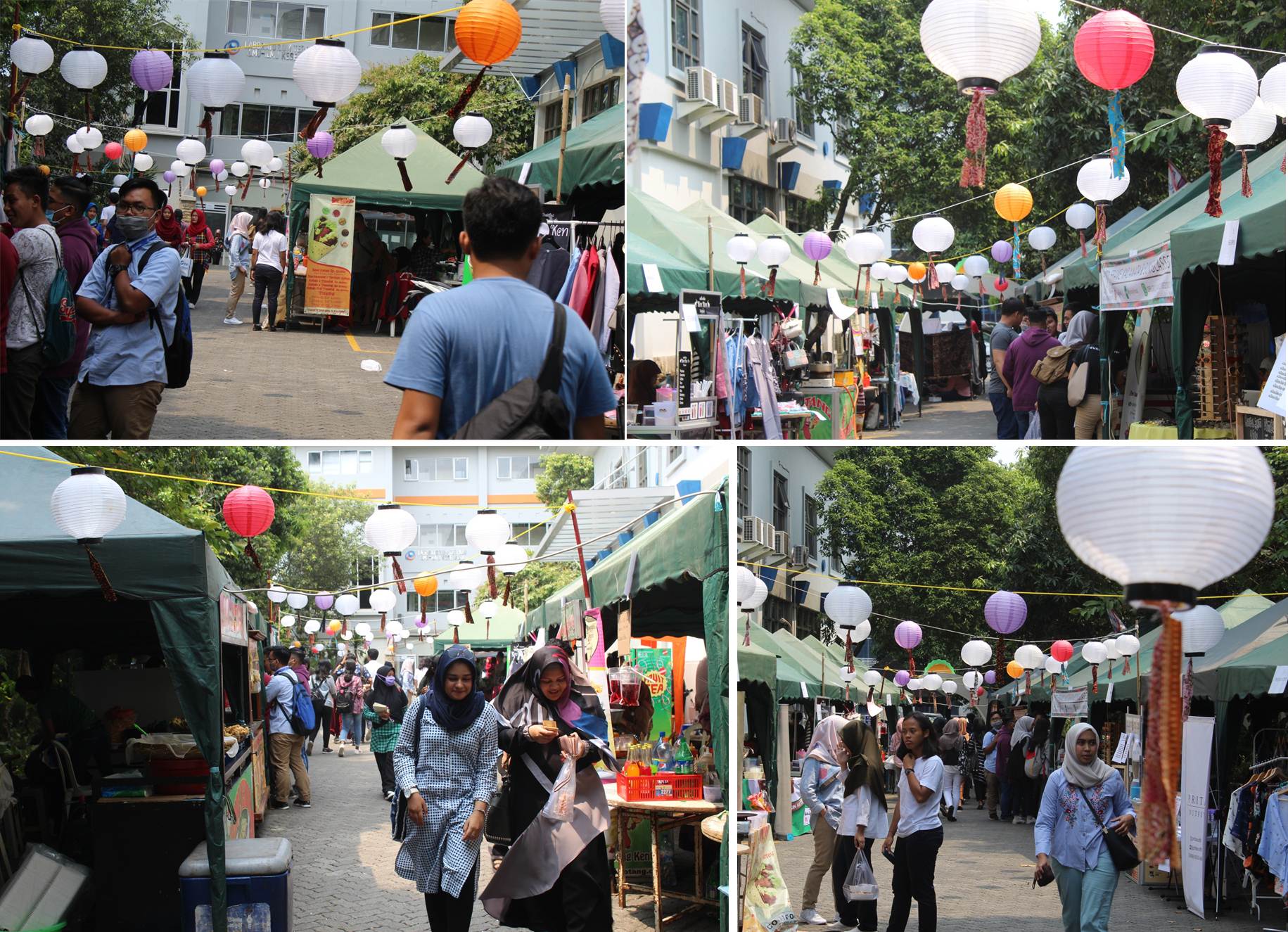 The atmosphere at the Eclipse Bazaar
